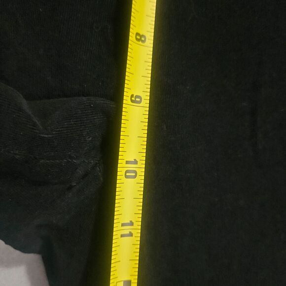 J. Jill Sz 10 Velvet Pants Velour Jeans Black Slim Pull On Ankle - Picture 2 of 8